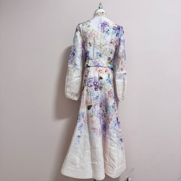 NWOT ！Zimmermann Dawning Buttoned Midi Dress - Size 1/AU6 - Picture 9 of 14